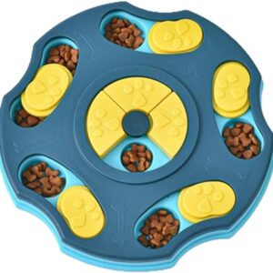 Kedi & Köpek Mama Bulmaca Oyuncağı – Yavaş Besleyici İnteraktif Gıda Dağıtıcı - Lacivert